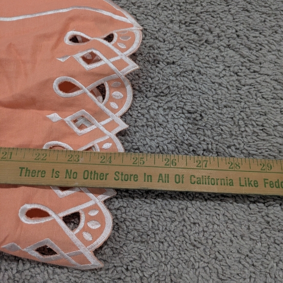 Bob Mackie Peach Embroidered Blazer - Picture 6 of 9